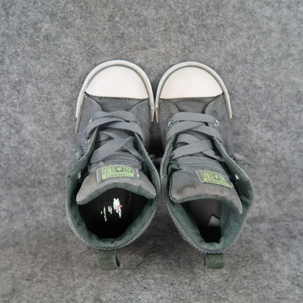 Converse Shoes Infant 10 Sneakers All Star High Top Trainers Gray Lace Up Kids